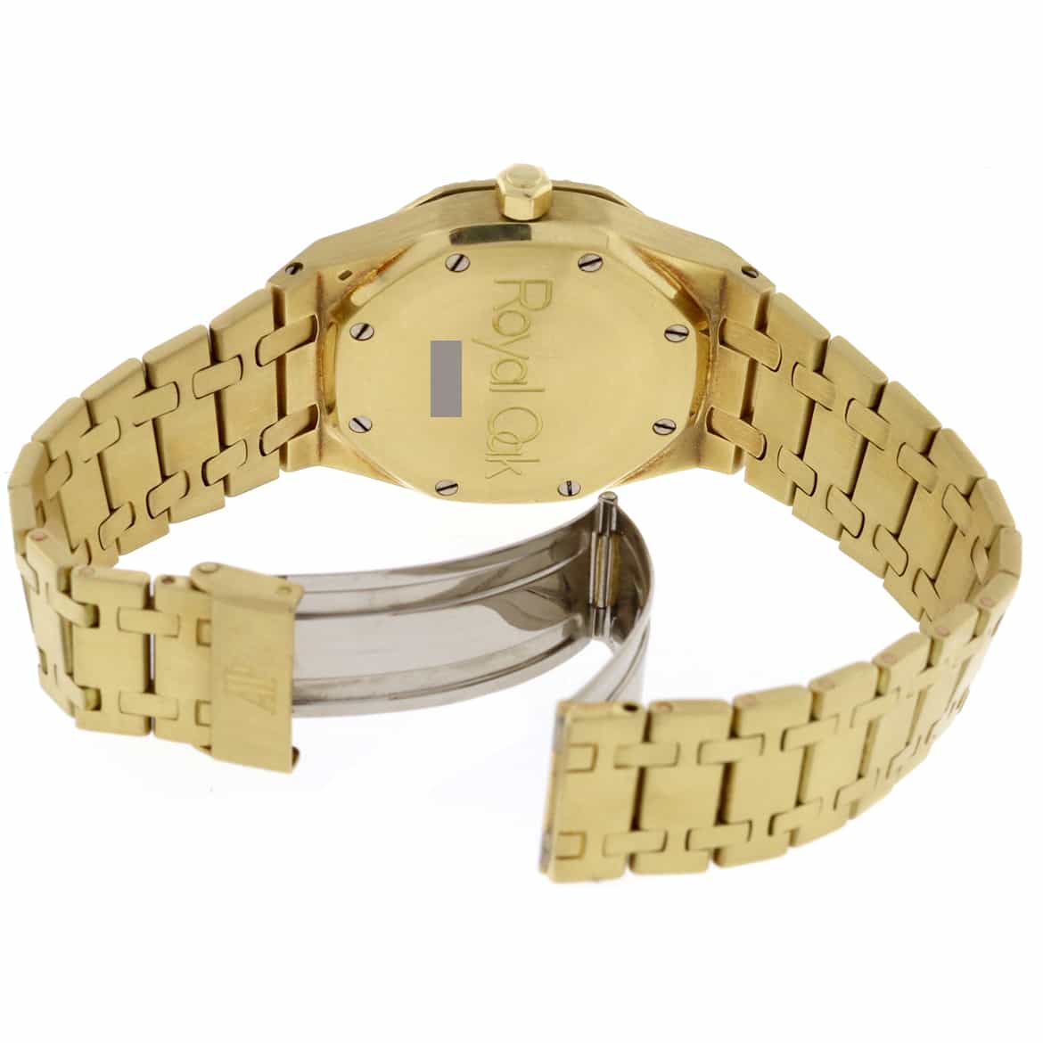 Audemars Piguet Royal Oak Day-Date Moonphase Calendar 18K Yellow Gold Automatic Mens Watch w/2.3CT Diamond Bezel - Image 8