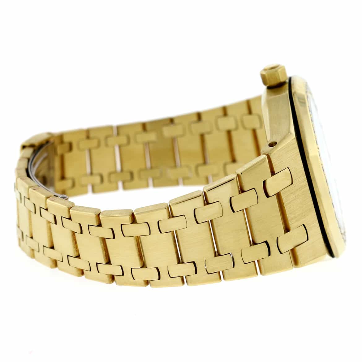 Audemars Piguet Royal Oak Day-Date Moonphase Calendar 18K Yellow Gold Automatic Mens Watch w/Diamond Bezel - Image 6