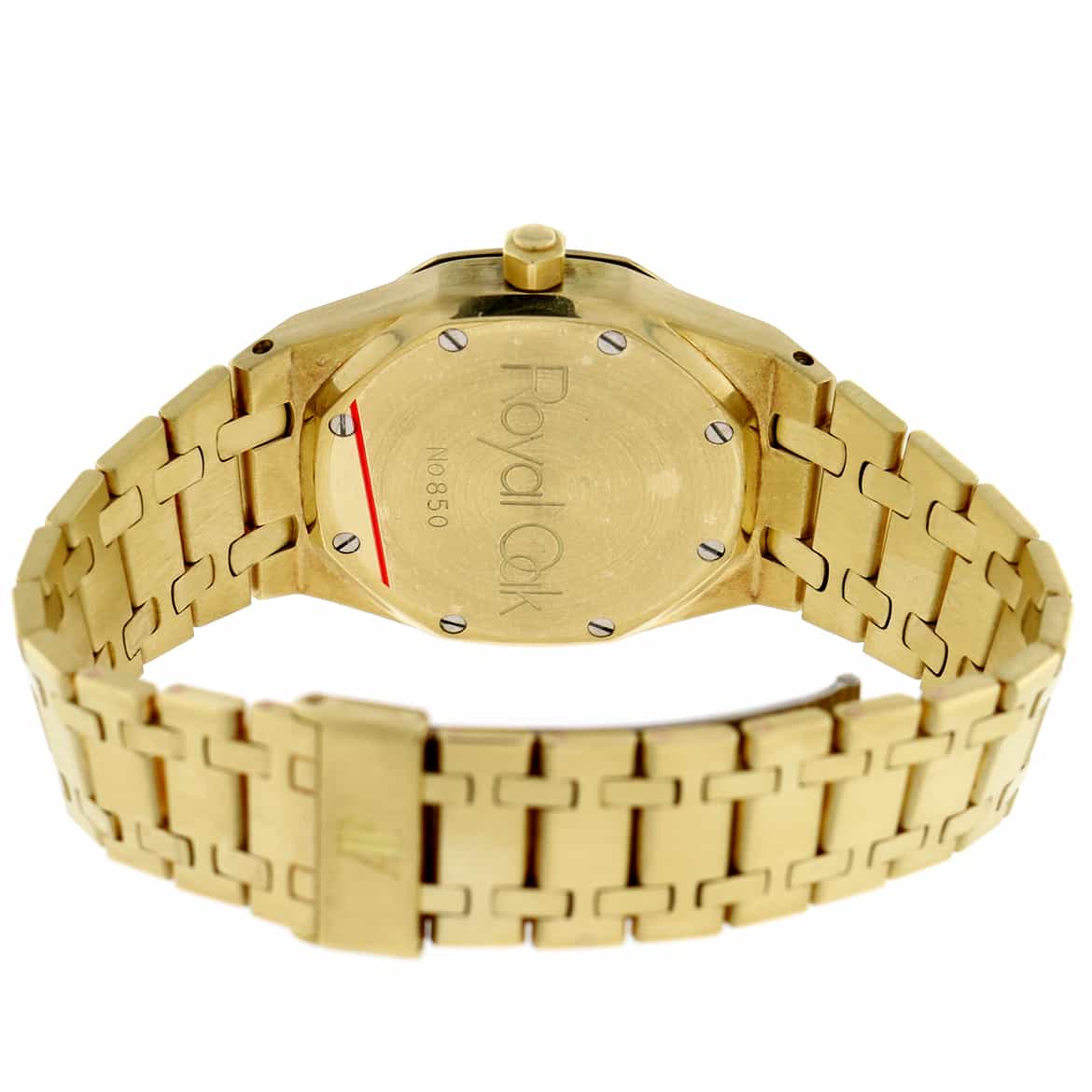 Audemars Piguet Royal Oak Day-Date Moonphase Calendar 18K Yellow Gold Automatic Mens Watch w/Diamond Bezel - Image 7