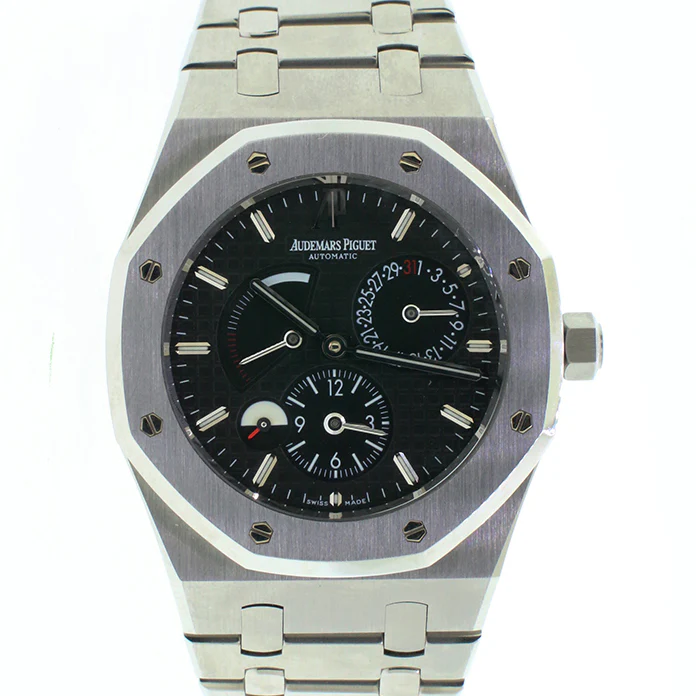 Audemars Piguet Royal Oak Dual Time Black Dial Box & Papers 26120st.oo.1220st.03