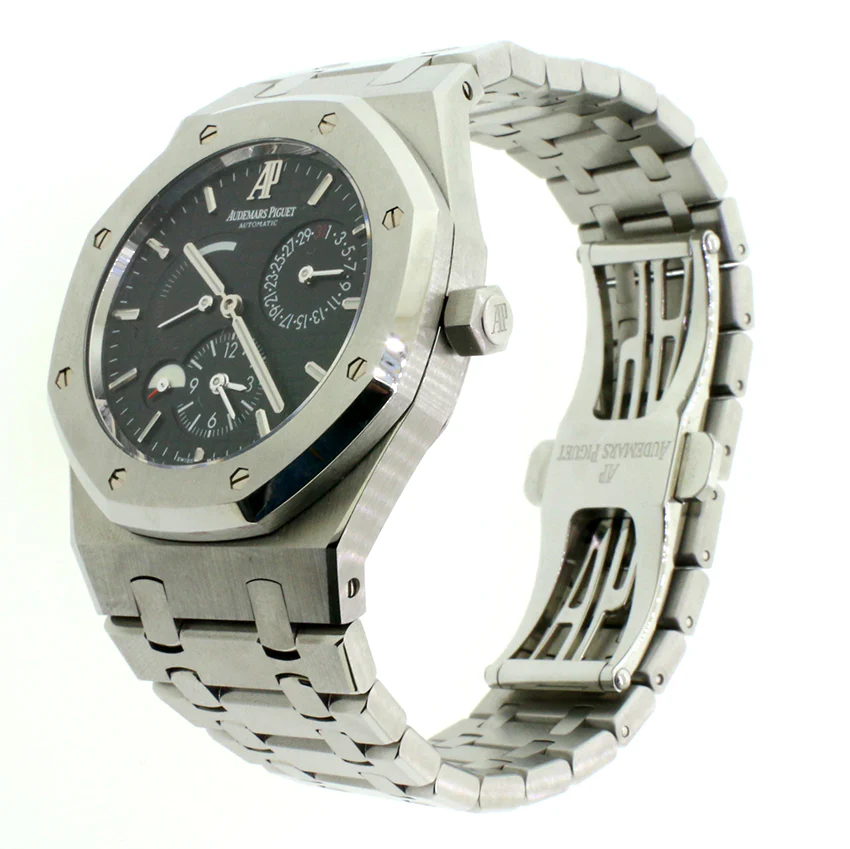 Audemars Piguet Royal Oak Dual Time Black Dial Box & Papers 26120st.oo.1220st.03 - Image 5