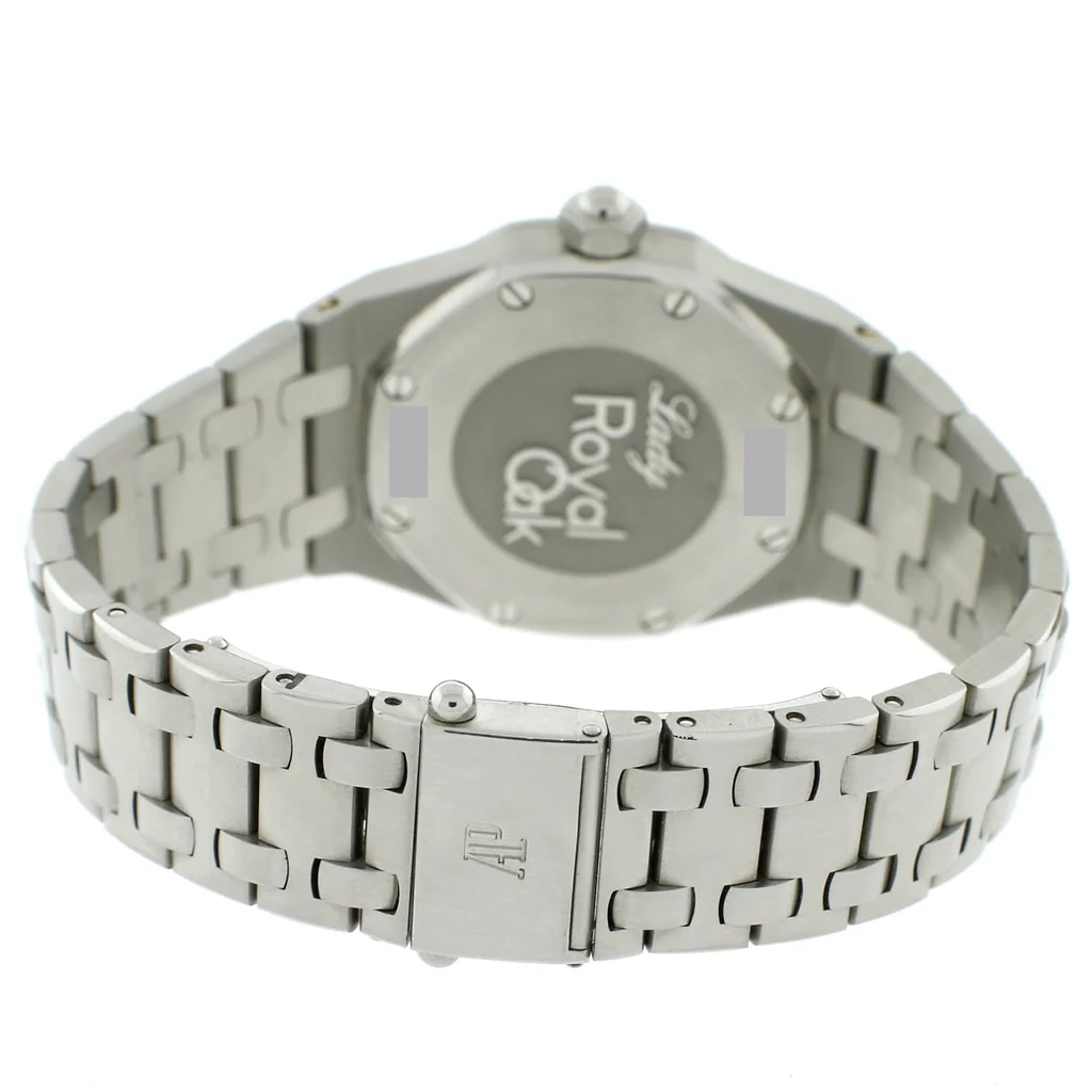 Audemars Piguet Royal Oak Ladies 33mm Factory Blue Wave Dial Stainless Steel Watch 67600ST.OO.1210ST.02 - Image 5