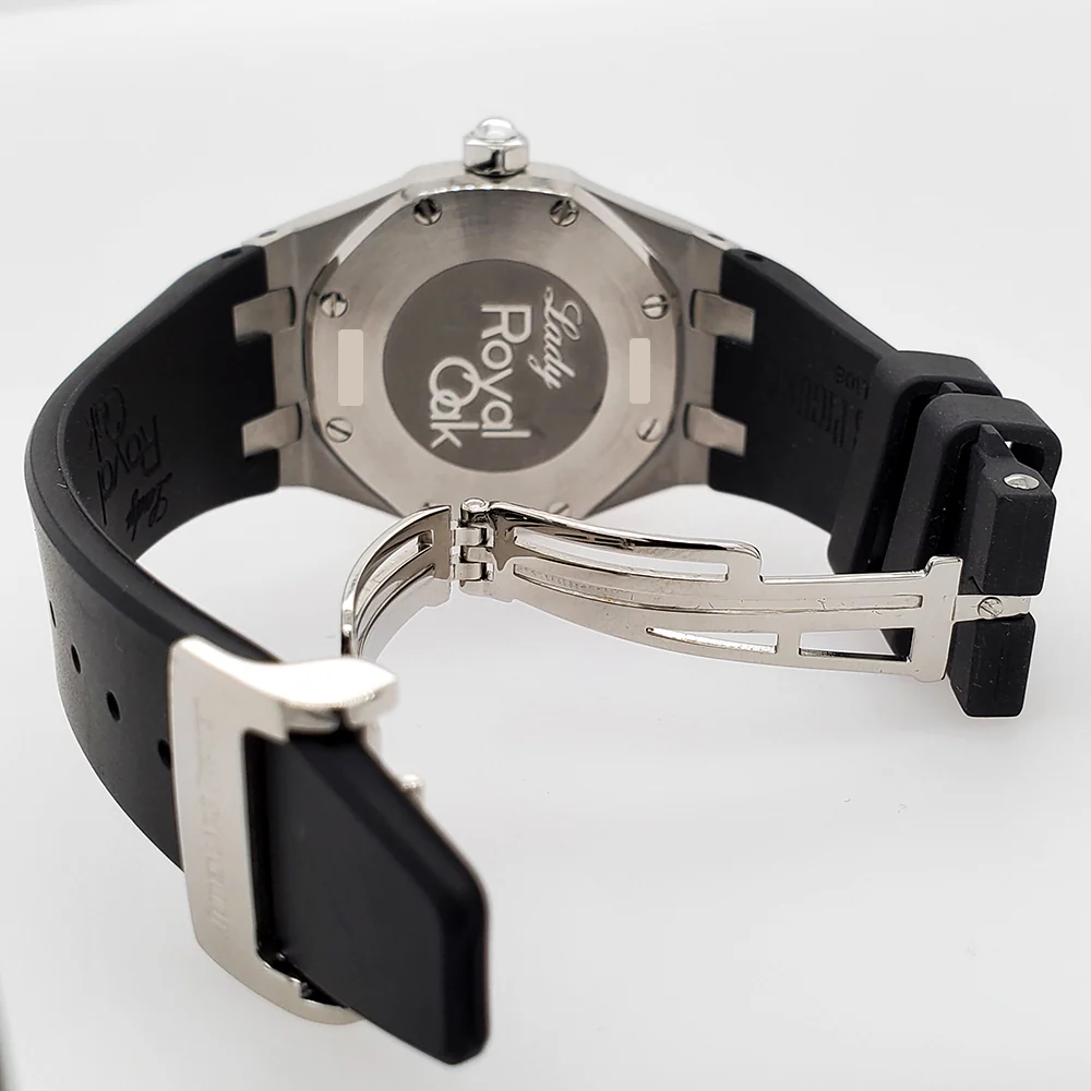 Audemars Piguet Royal Oak Lady 33mm Factory Diamond Bezel Stainless Steel Watch 67601ST.ZZ.D002CR.01 - Image 6