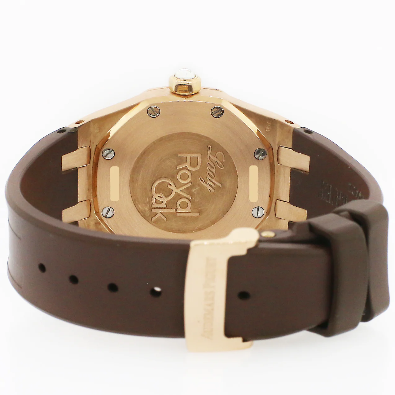 Audemars Piguet Royal Oak Lady 33MM Rose Gold Watch w/Box and Papers - Image 5