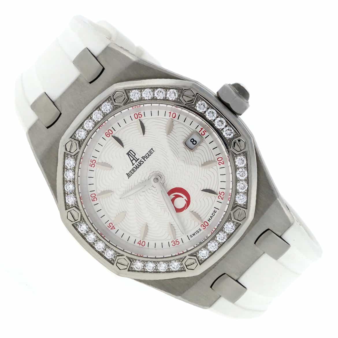 Audemars Piguet Royal Oak Lady Alinghi Original Diamond Bezel Stainless Steel 33MM Limited Edition Watch 67611ST.ZZ.D012CR.01 - Image 2