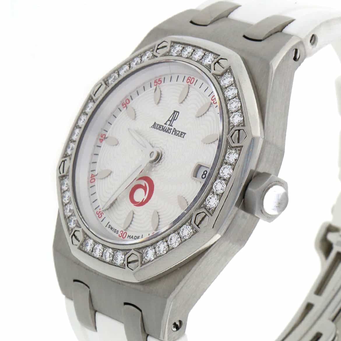 Audemars Piguet Royal Oak Lady Alinghi Original Diamond Bezel Stainless Steel 33MM Limited Edition Watch 67611ST.ZZ.D012CR.01 - Image 5