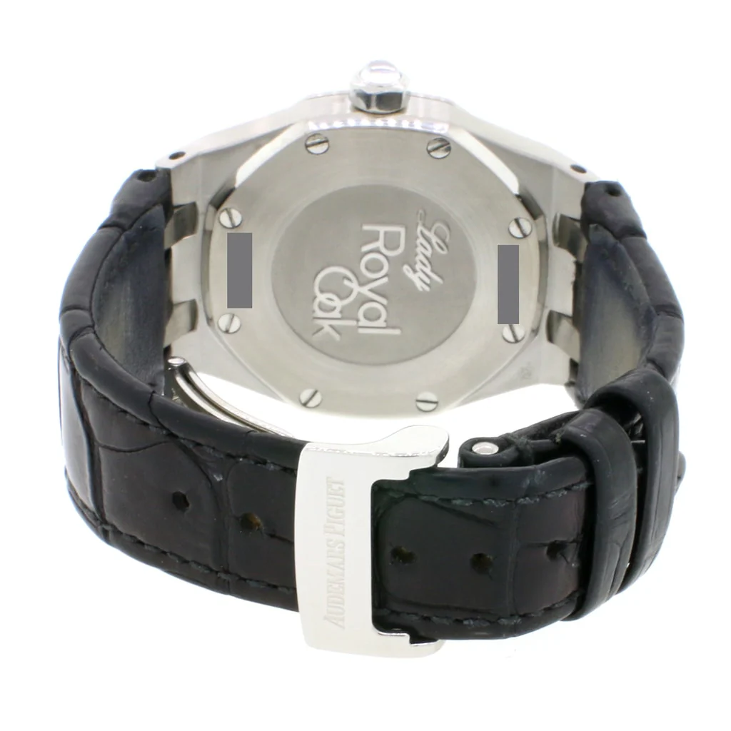 Audemars Piguet Royal Oak Lady Factory Diamond Bezel 33mm Black Dial Stainless Steel Watch 67601ST.ZZ.D002CR.01 - Image 6
