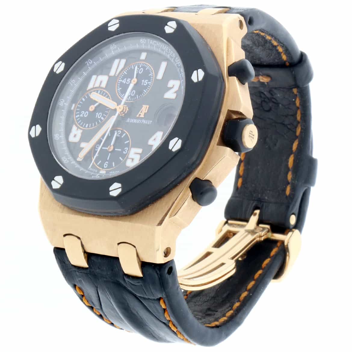 Audemars Piguet Royal Oak Offshore 18K Rose Gold 44MM Chronograph Automatic Mens Watch 25940OK.OO.D002CA.02 - Image 2