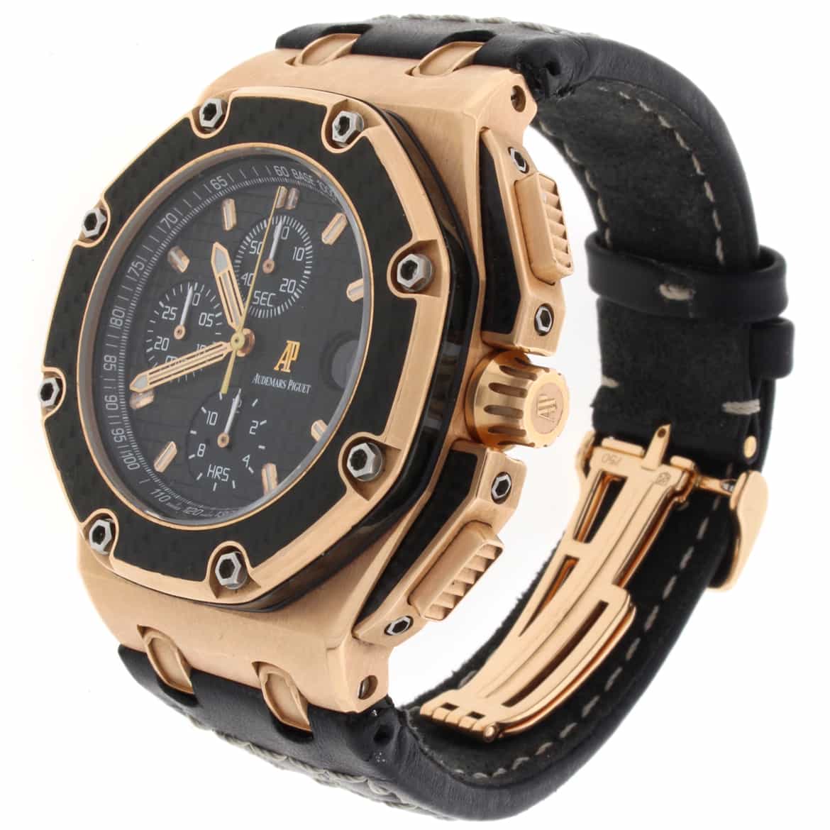Audemars Piguet Royal Oak Offshore 18K Rose Gold Juan Pablo Montoya Limited Edition Automatic Mens Watch - Image 3