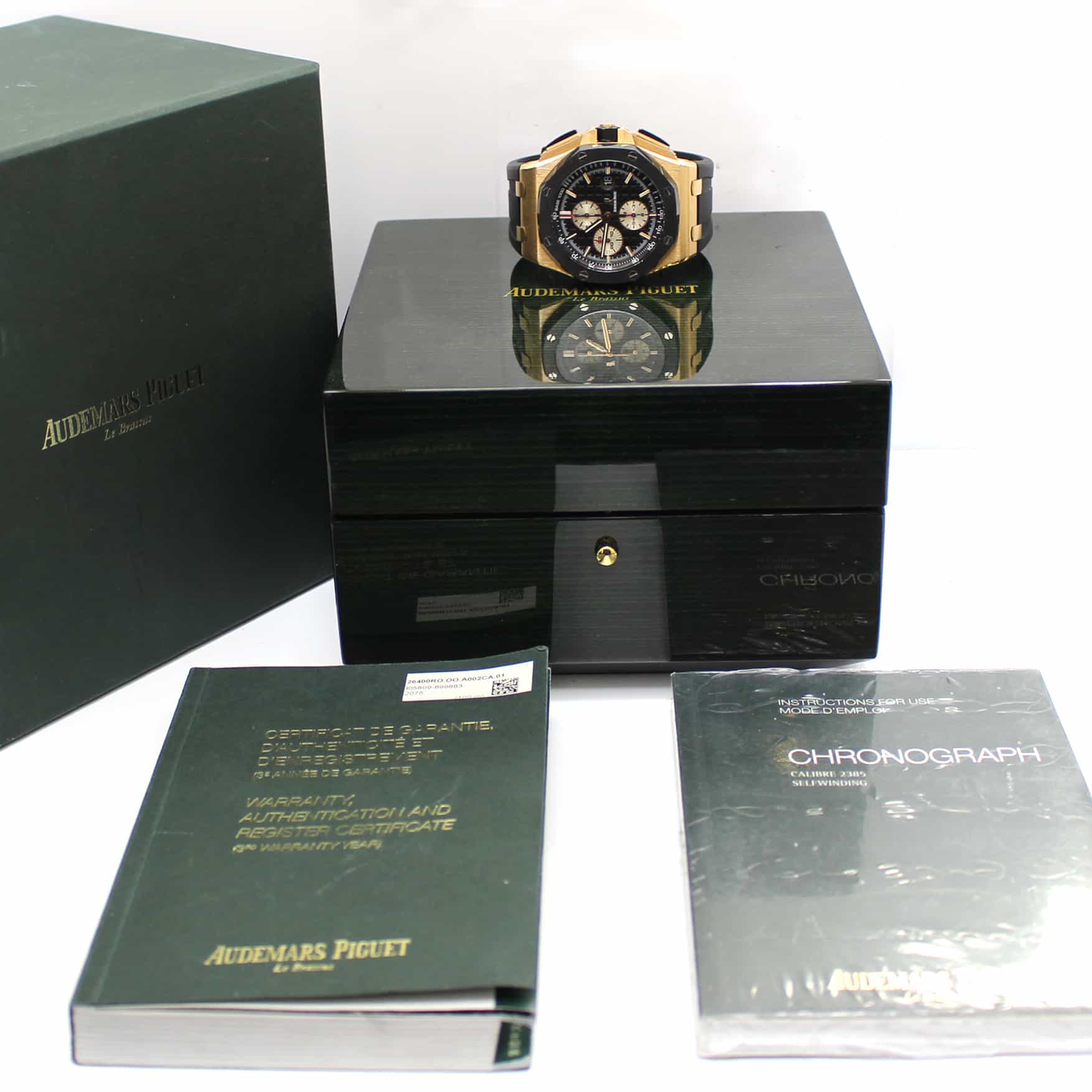 Audemars Piguet Royal Oak Offshore 44MM 18K Rose Gold Chronograph Automatic Mens Watch 26400RO.OO.A002CA.01 - Image 3