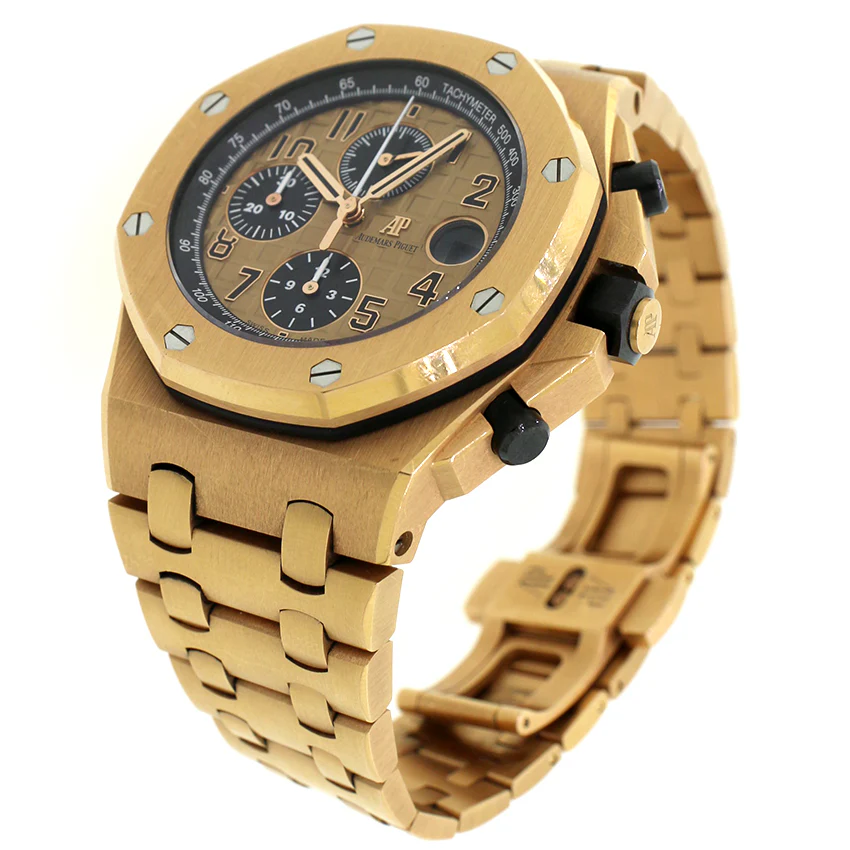 Audemars Piguet Royal Oak Offshore Chronograph 42mm Rose Gold Watch Box Papers - Image 3