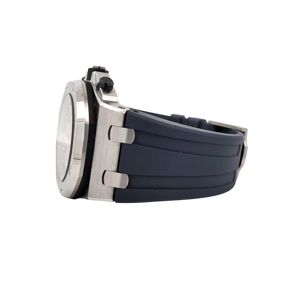 Audemars Piguet Royal Oak Offshore Navy Blue Steel 42mm Chronograph Watch 26470ST.OO.A027CA.01 Box Papers - Image 6