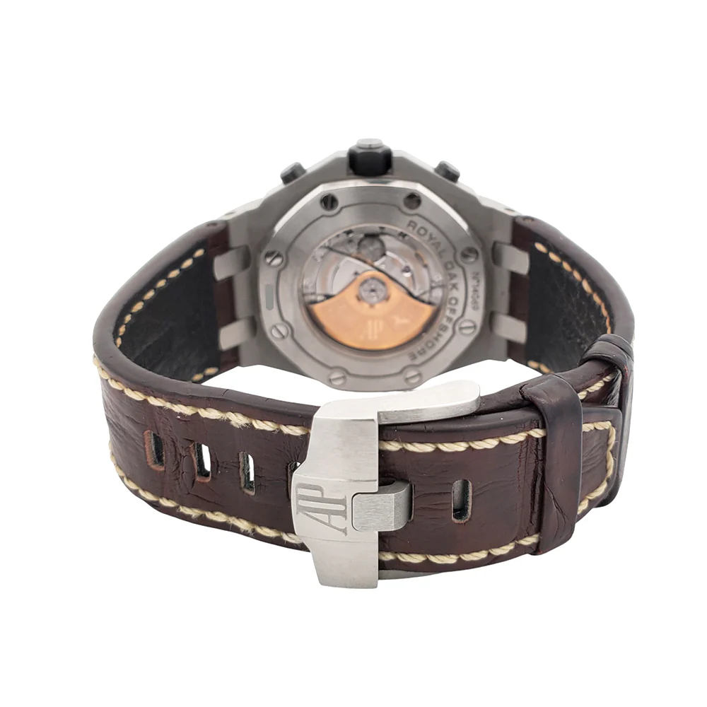 Audemars Piguet Royal Oak Offshore Safari Steel 42mm Chronograph Watch 26470ST.OO.A801CR.01 Box Papers - Image 6
