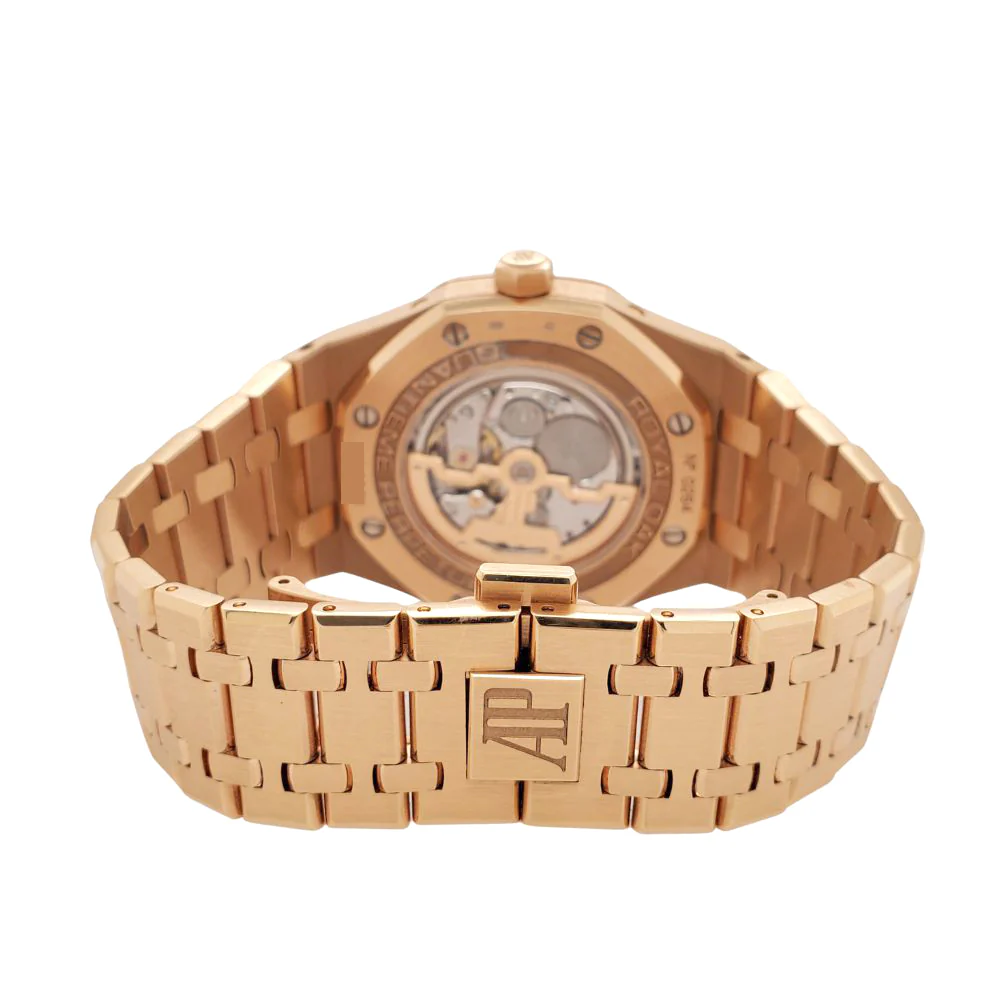 Audemars Piguet Royal Oak Quantieme Perpetual Calendar 41MM 18K Rose Gold Watch 26574OR.OO.1220OR.02 Box Papers - Image 5