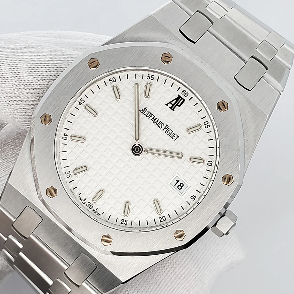 White Dial Steel Watch 57175ST