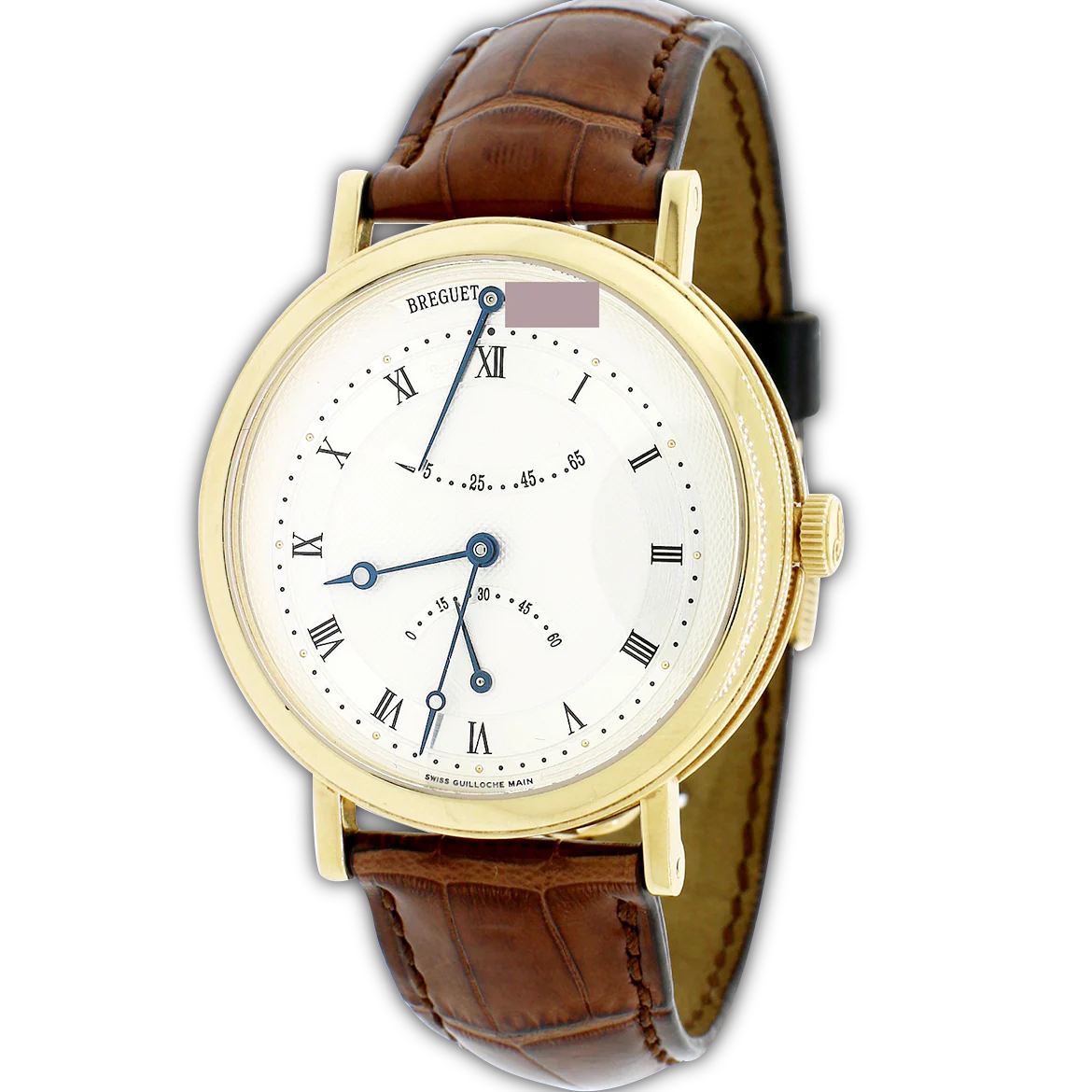 Breguet Classique Retrograde Seconds 18K Yellow Gold Mens Watch 5207