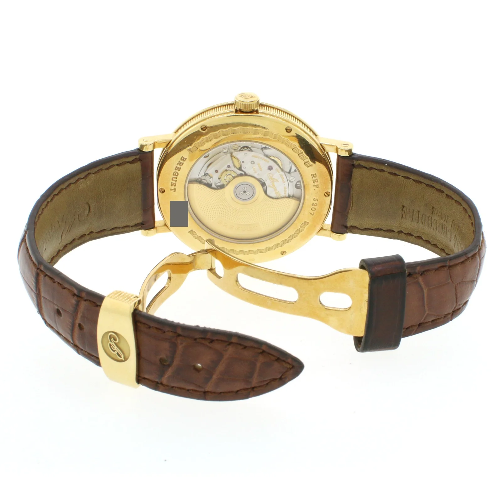 Breguet Classique Retrograde Seconds 18K Yellow Gold Mens Watch 5207 - Image 5