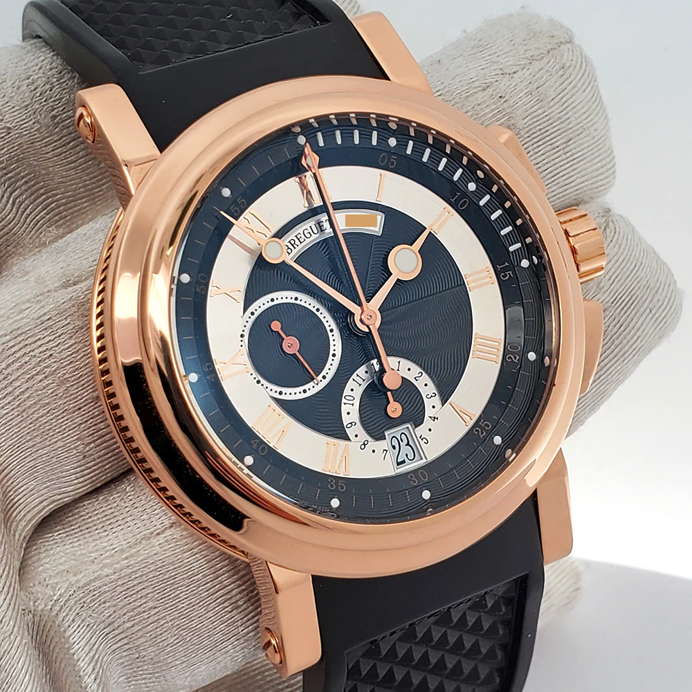 Breguet Marine 42mm Chronograph 5827BR Rose Gold Watch - Image 2