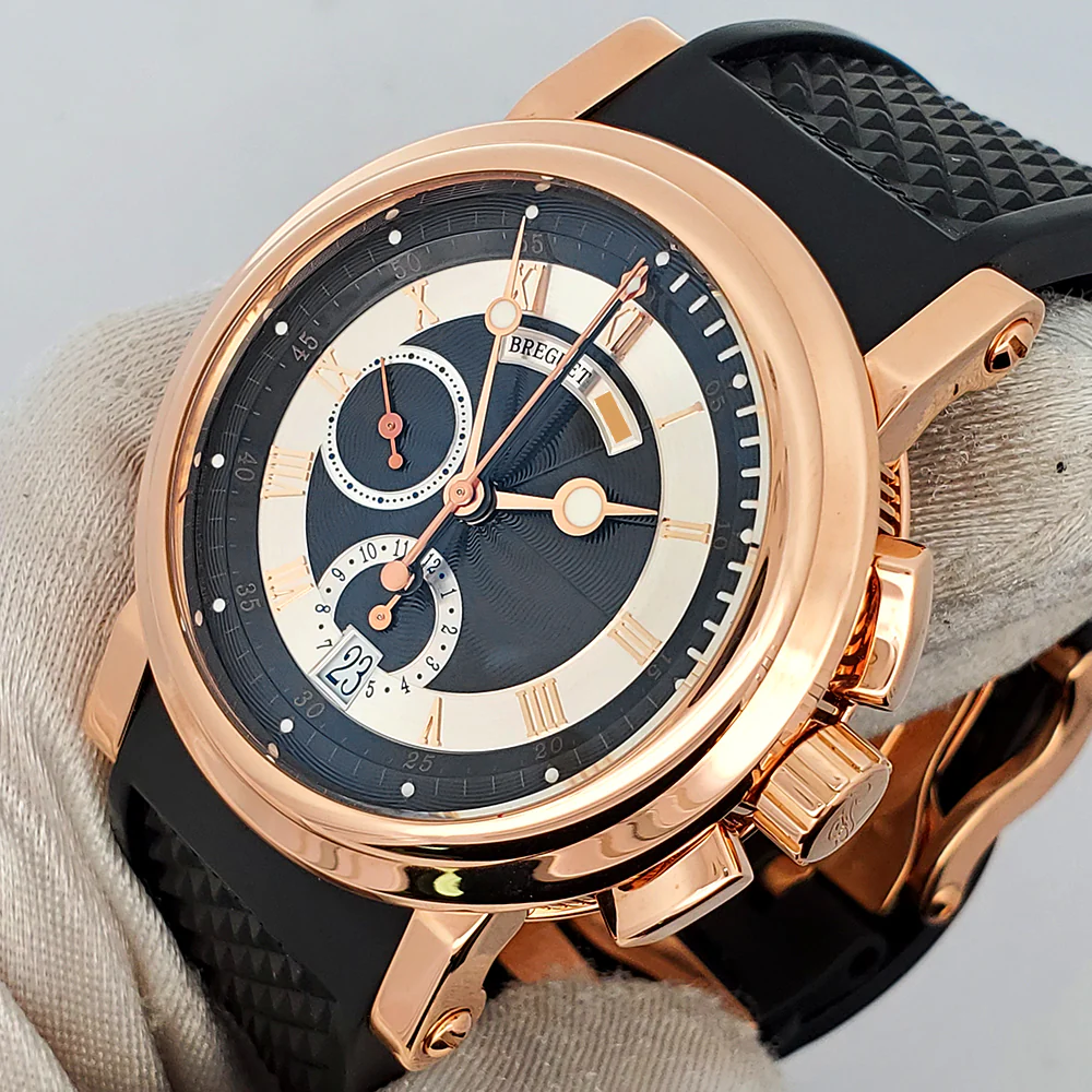 Breguet Marine 42mm Chronograph 5827BR Rose Gold Watch - Image 3