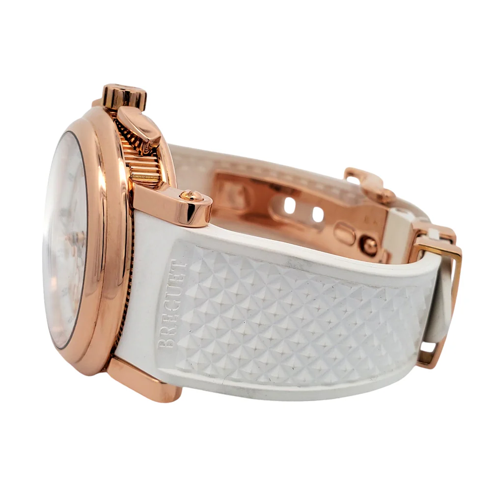 Breguet Marine 42mm White Roman Chronograph 5827BR Rose Gold Watch Box Papers - Image 5