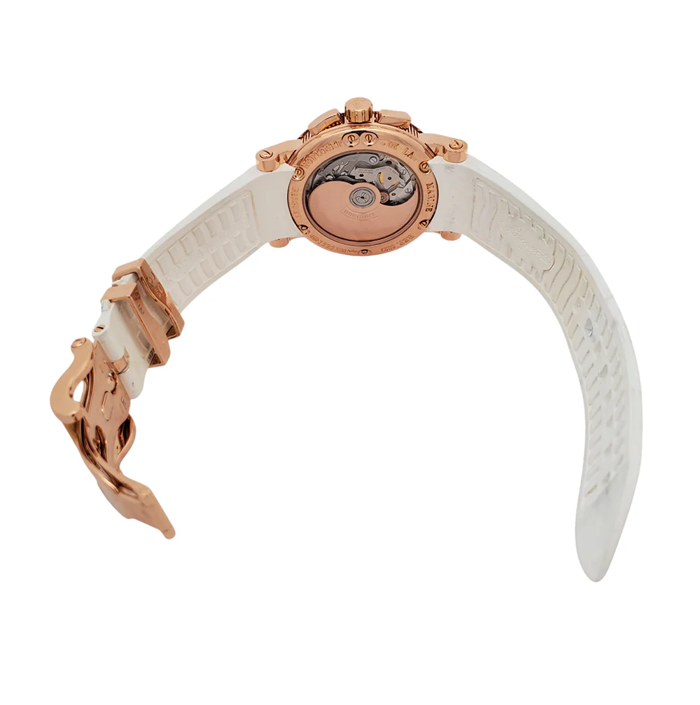 Breguet Marine 42mm White Roman Chronograph 5827BR Rose Gold Watch Box Papers - Image 7