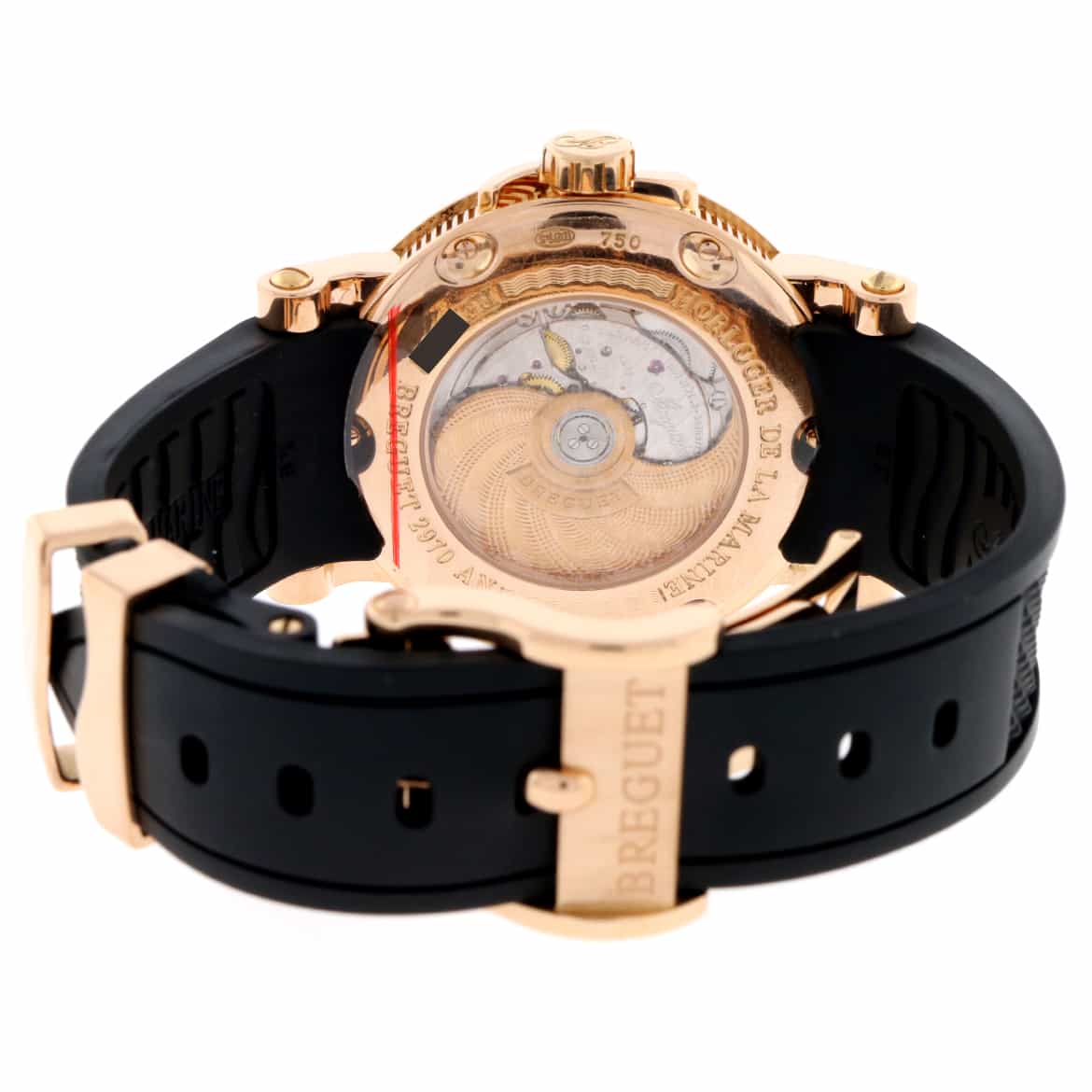 Breguet Marine Chronograph 18K Rose Gold Big Date 39MM Automatic Mens Watch 5817BR/Z2/5V8 - Image 4