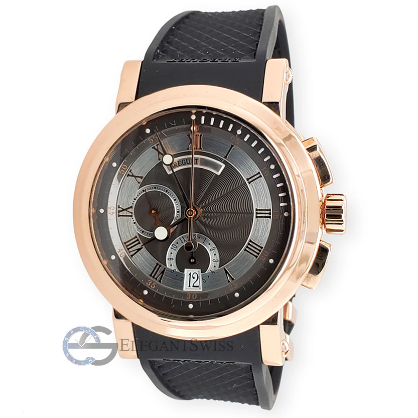 Breguet Marine Chronograph 5827BR Rose Gold 42MM Watch Box Papers - Image 6