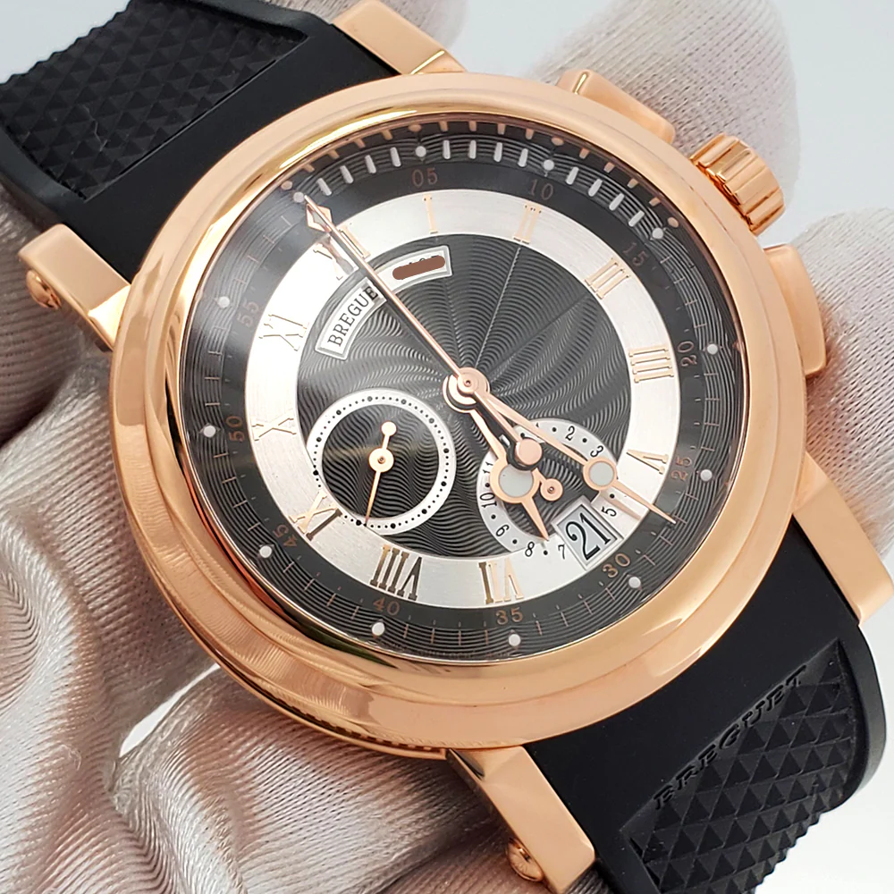Breguet Marine Chronograph 5827BR Rose Gold 42mm Watch Papers - Image 2