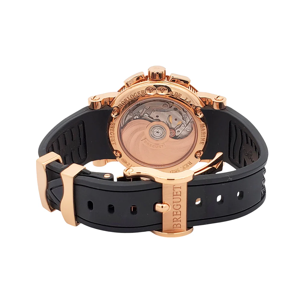 Breguet Marine Chronograph 5827BR Rose Gold 42mm Watch Papers - Image 6