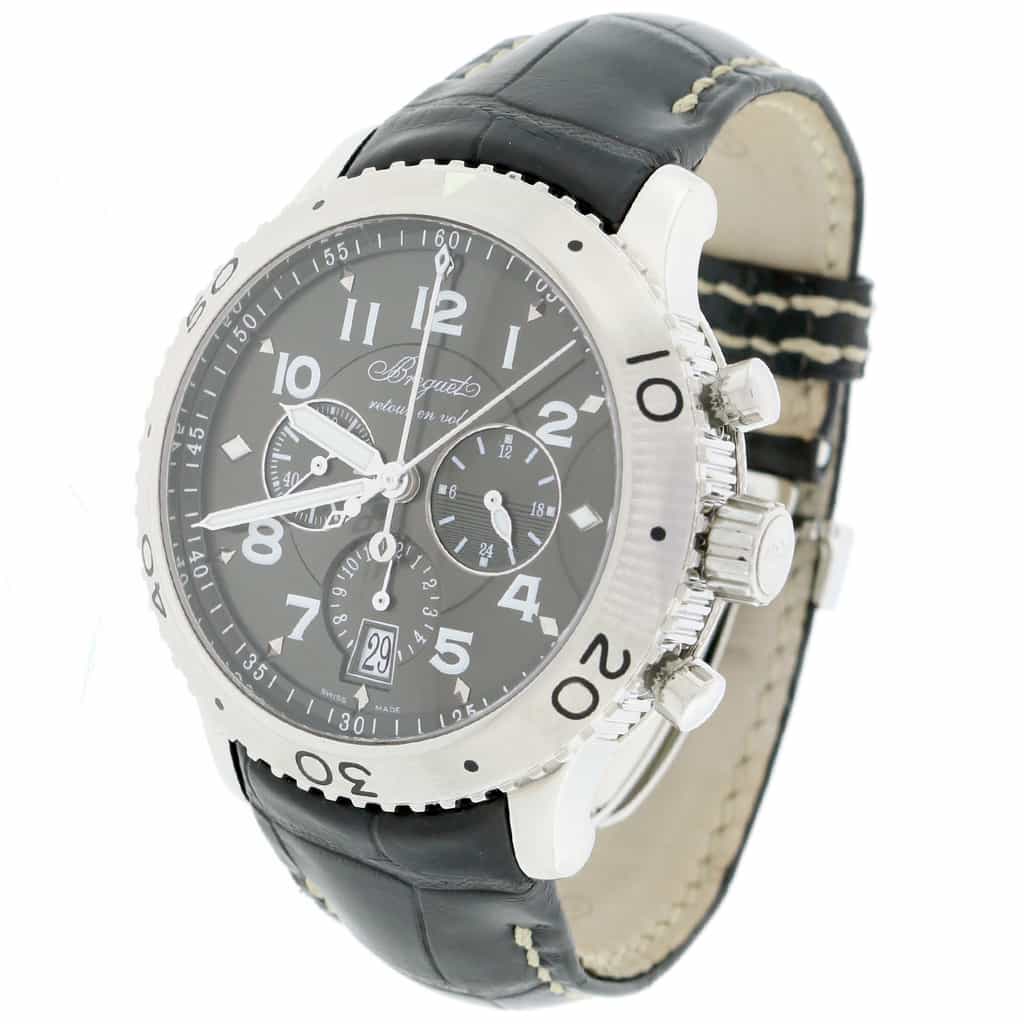 Breguet Type XXI Flyback 43MM Chronograph Automatic Stainless Steel Mens Watch 3810 - Image 2