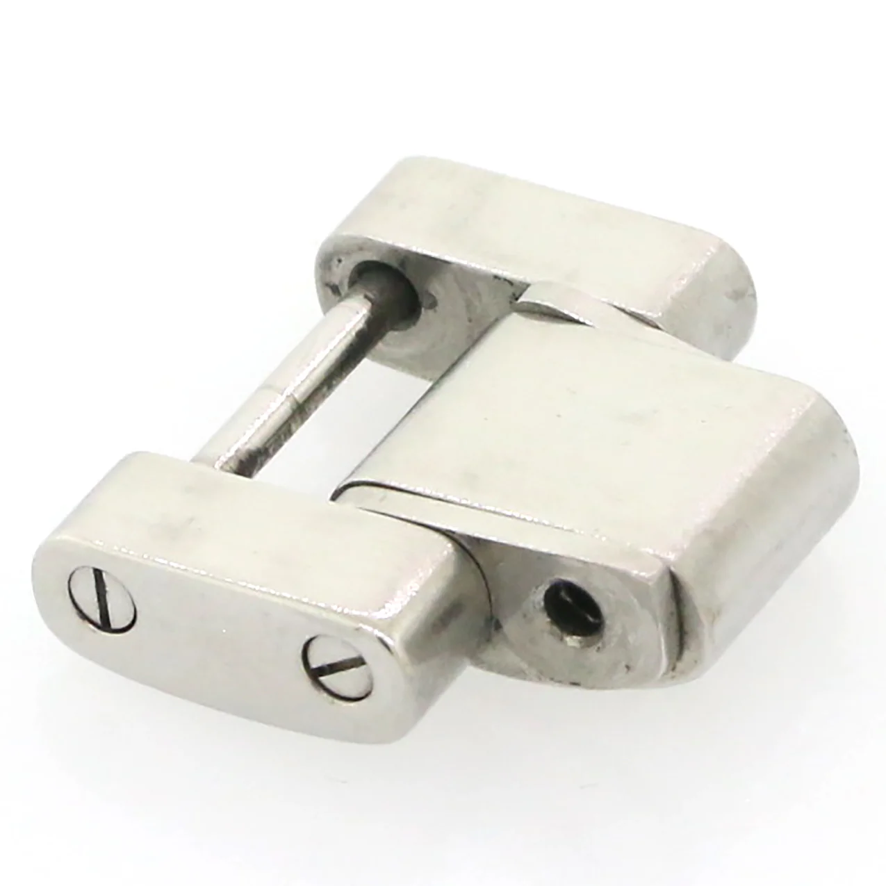 Breitling Hercules 18mm Stainless Steel Link With Custom Diamonds A39362 A39363 - Image 3