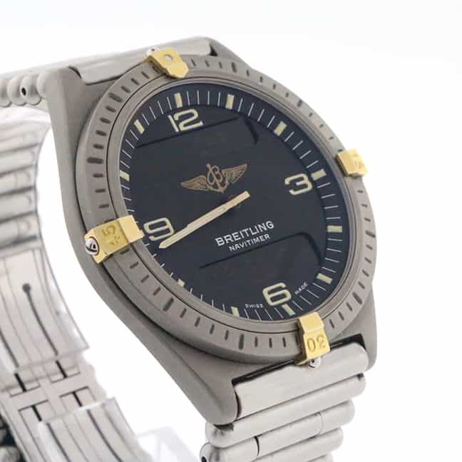 Breitling Aerospace Professional Titanium 40MM Stainless Steel Bullet Bracelet Mens Watch 80360 - Image 4