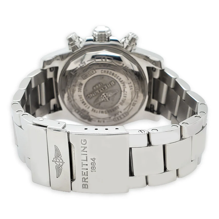 Breitling Avenger II Chronograph 43mm Black Dial Steel Watch 2019 Box Papers A13381 - Image 5