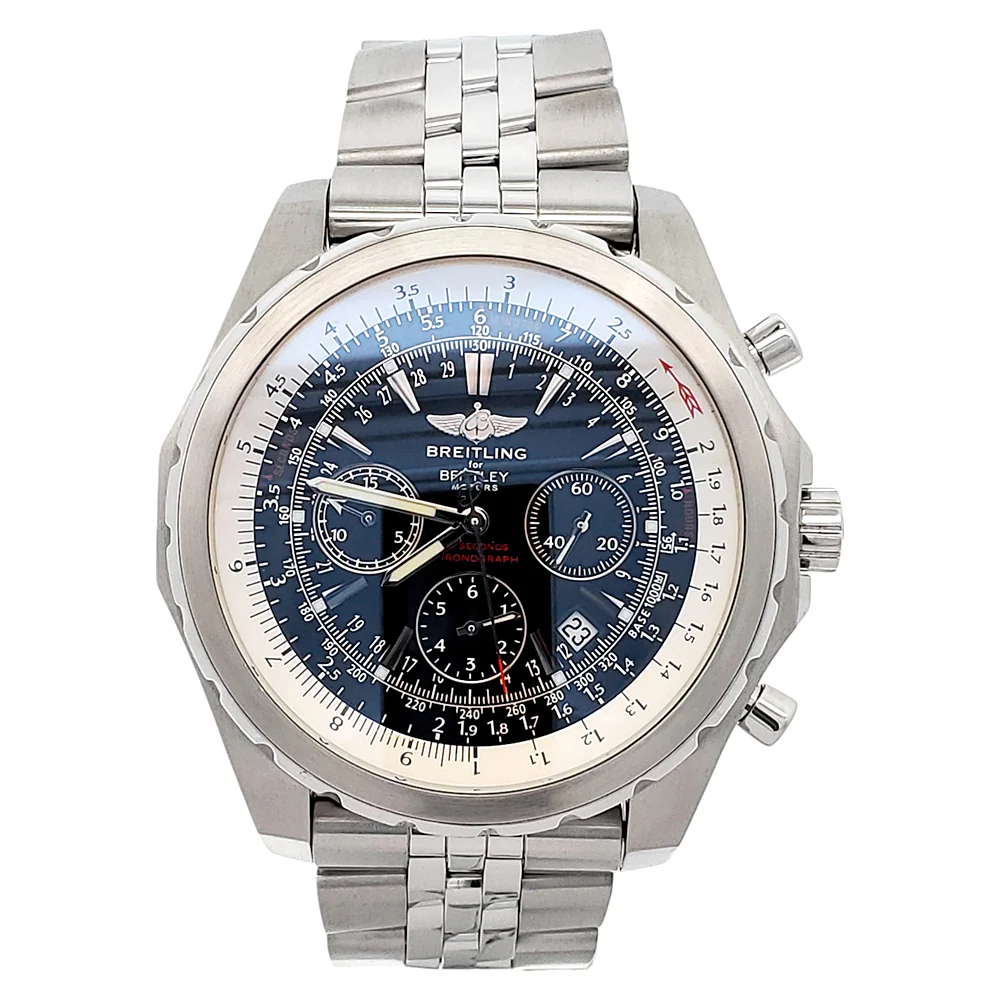 Breitling Bentley 48mm Motors T Black Dial Chronograph Steel Watch A25363 - Image 3