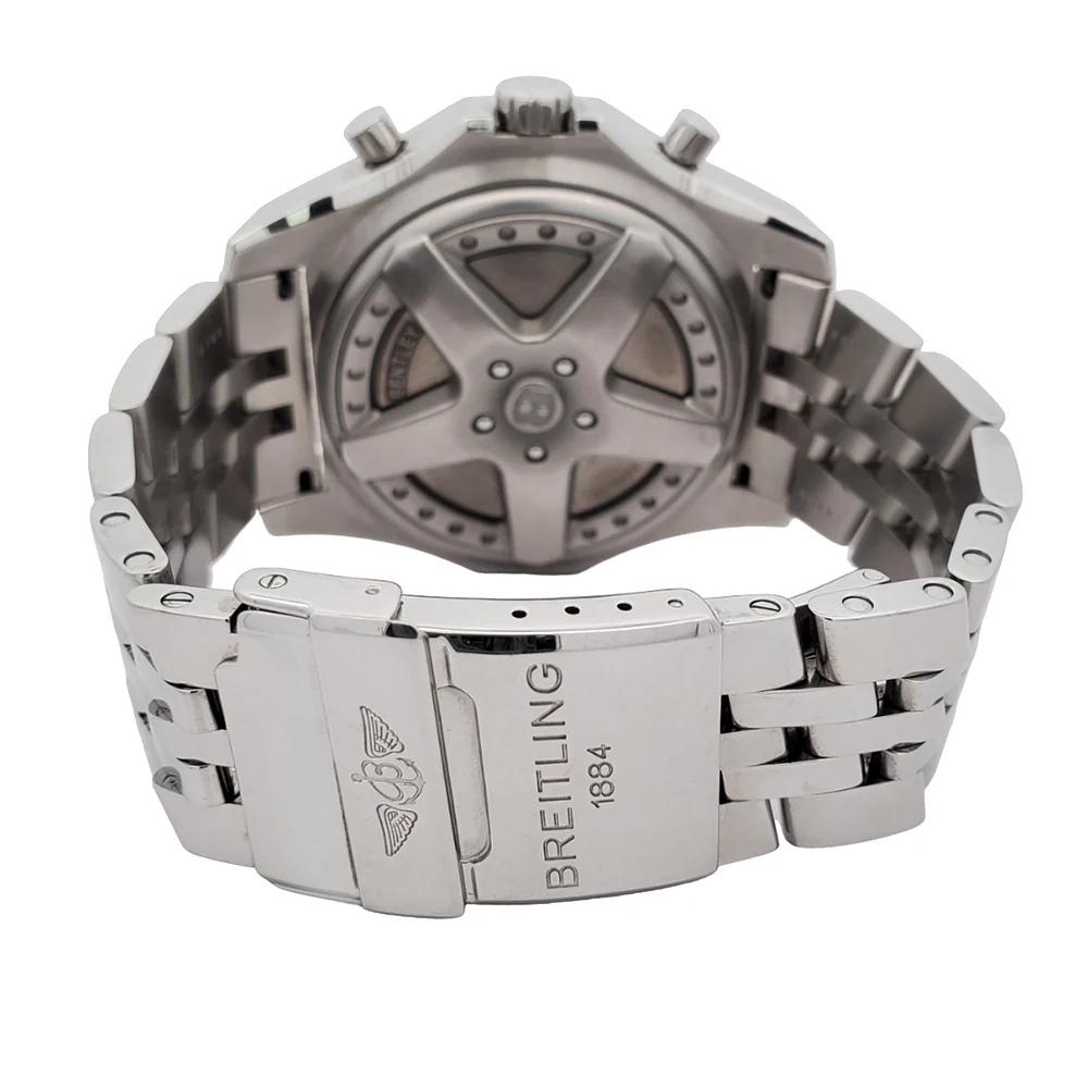 Breitling Bentley 6.75 Chronograph 49mm Brown Index Dial Big Date Stainless Steel Watch A44362 - Image 5