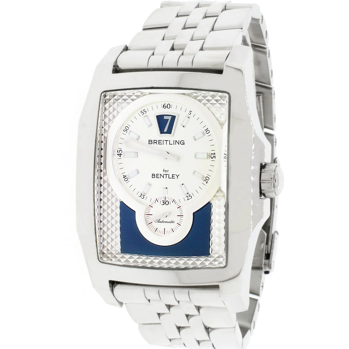Breitling Bentley A28362 Flying B Jump Hour Stainless Steel 40mm Automatic Mens Watch Box & Papers
