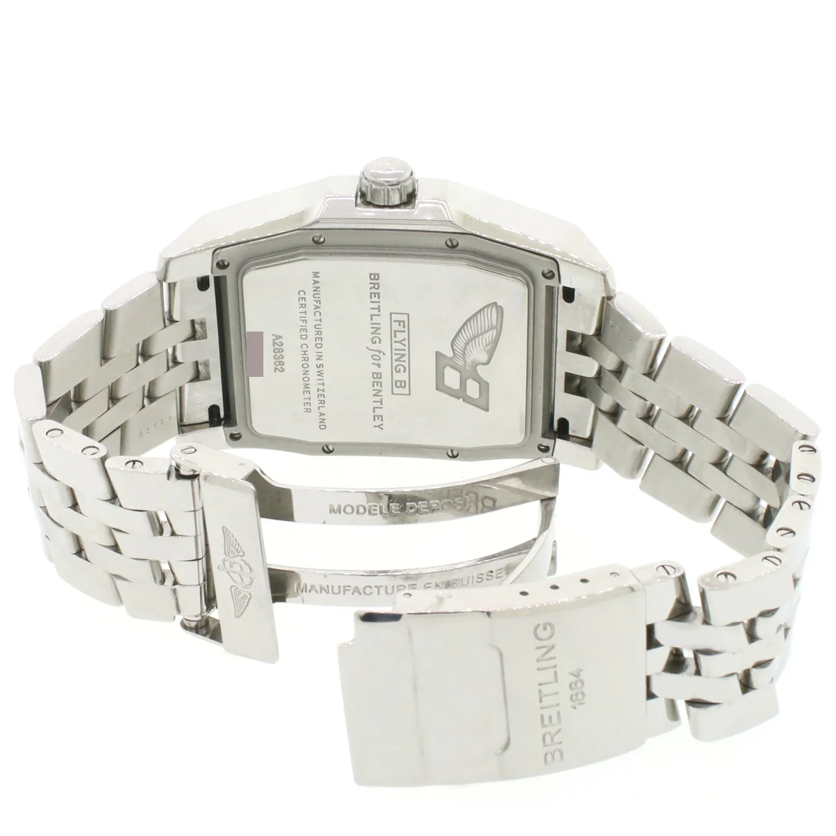 Breitling Bentley A28362 Flying B Jump Hour Stainless Steel 40mm Automatic Mens Watch Box & Papers - Image 5