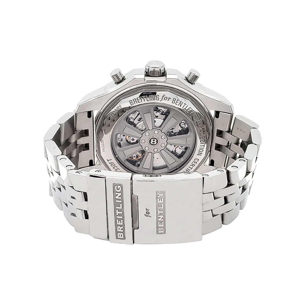 Breitling Bentley GMT B05 Unitime White Dial Mens 49mm Watch AB0521 - Image 5