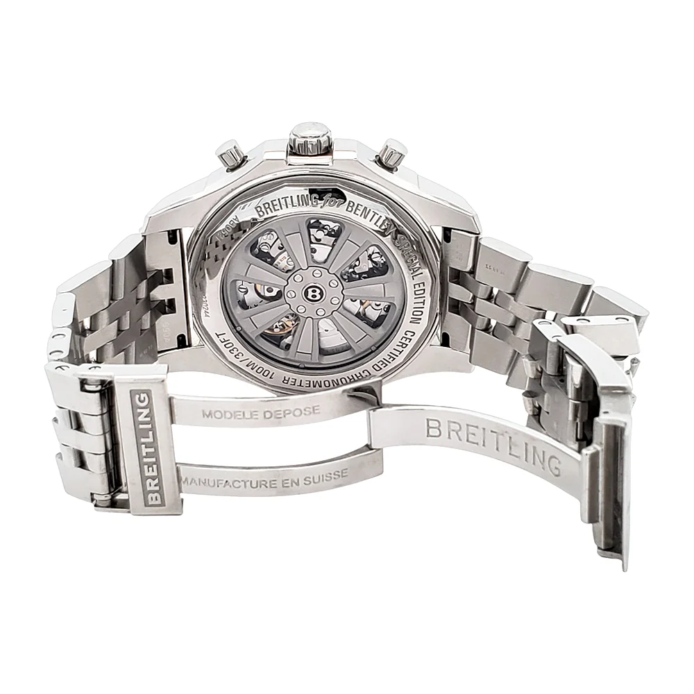 Breitling Bentley GMT B05 Unitime White Dial Mens 49mm Watch AB0521 - Image 6