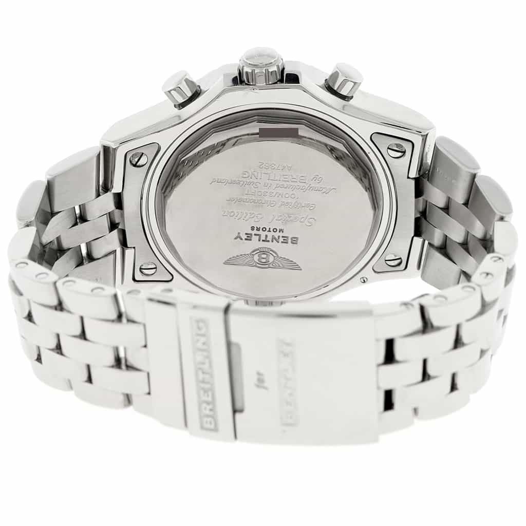Breitling Bentley Motors GMT Chronograph Special Edition Black Dial Automatic Mens Watch A47362 - Image 7