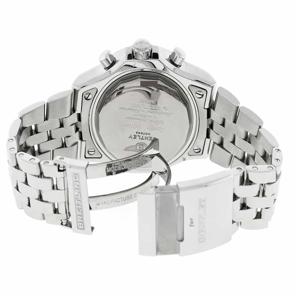 Breitling Bentley Motors GMT Chronograph Special Edition Black Dial Automatic Mens Watch A47362 - Image 8