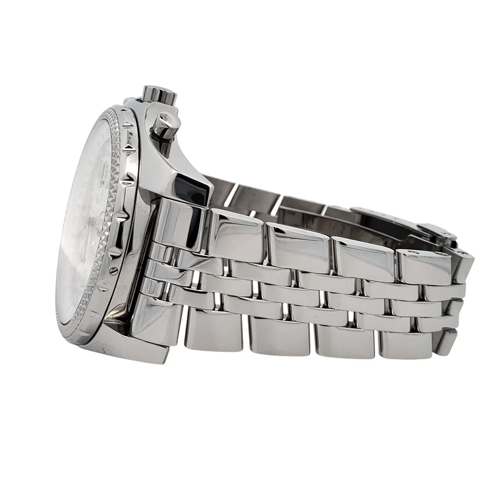 Breitling Bentley Motors Chronograph Special Edition White Dial Steel 49mm Watch A25362 - Image 3