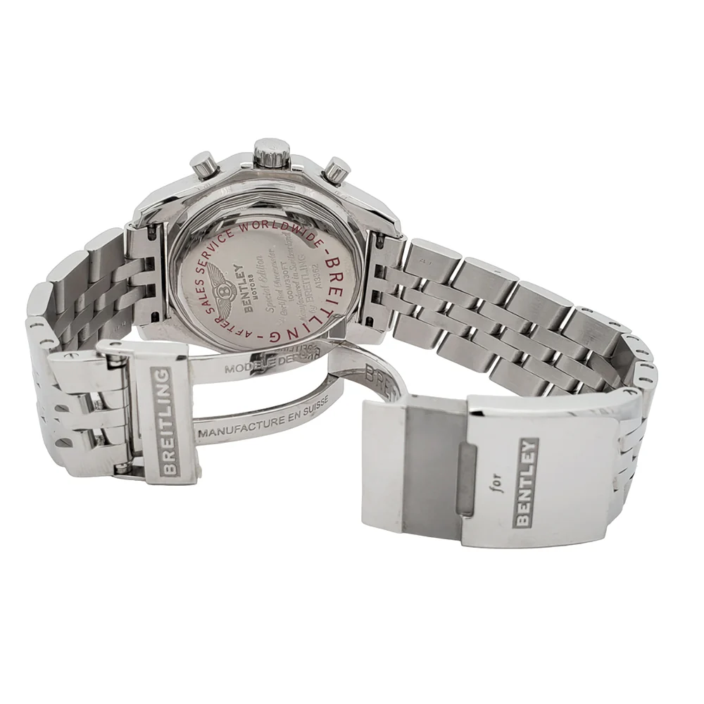 Breitling Bentley Motors GT Special Edition 44.8mm Black Dial Stainless Steel Watch A13362 - Image 5