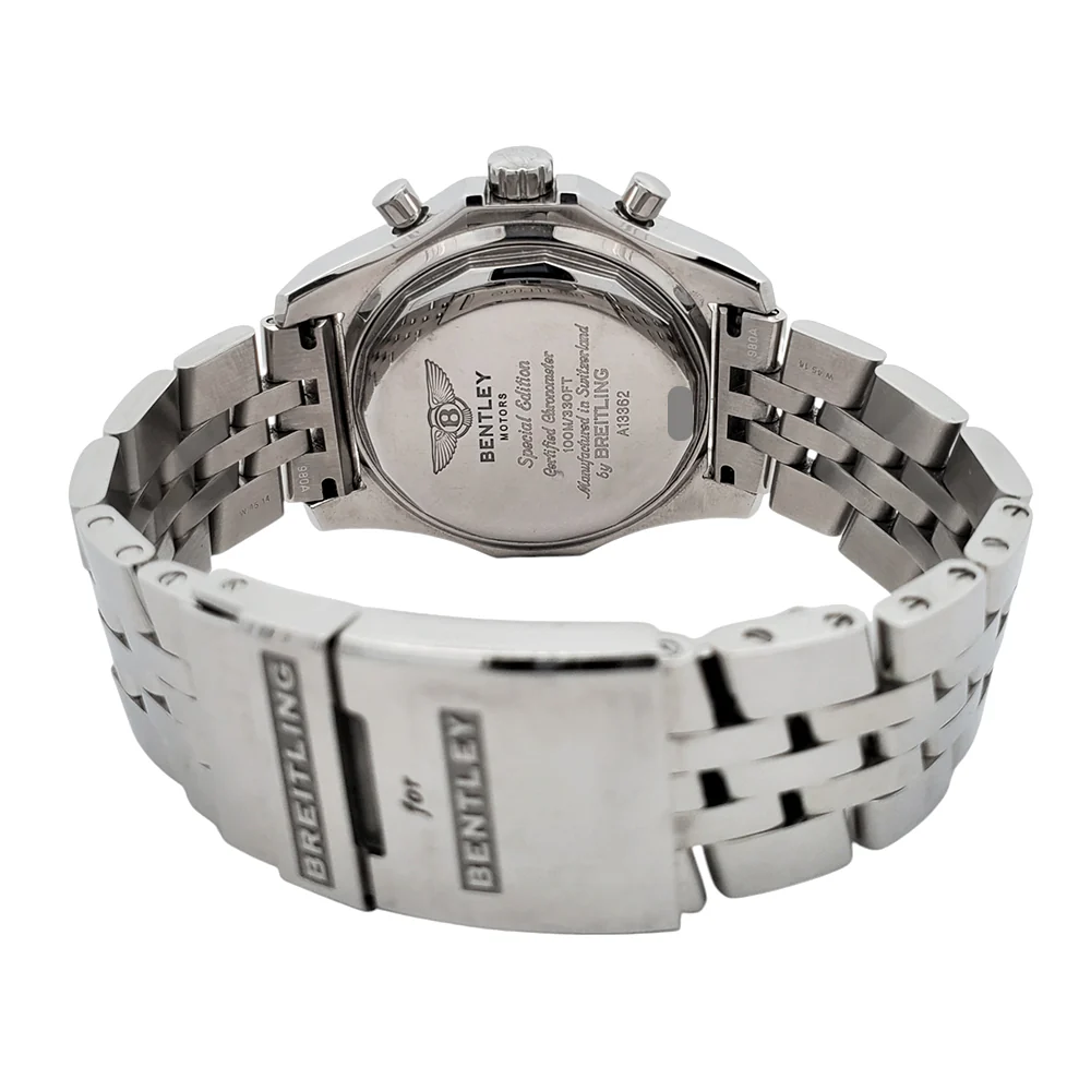 Breitling Bentley Motors GT Special Edition 44.8mm Black Dial Steel Watch A13362 Box Papers - Image 6