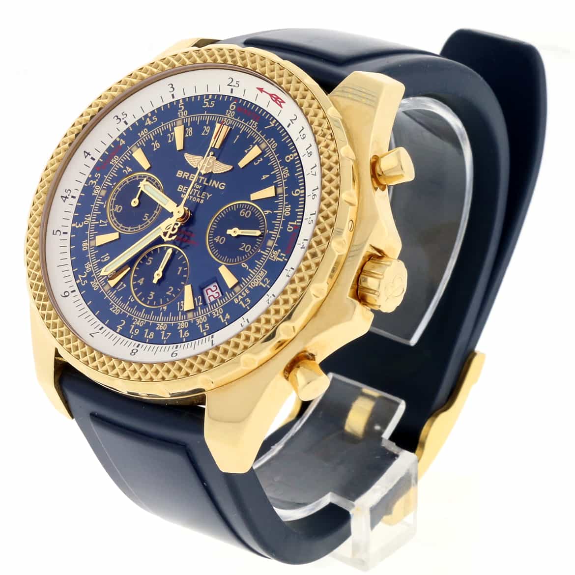 Breitling Bentley Motors Special Edition 18K Yellow Gold Chronograph 48MM Automatic Mens Watch K25362 - Image 4