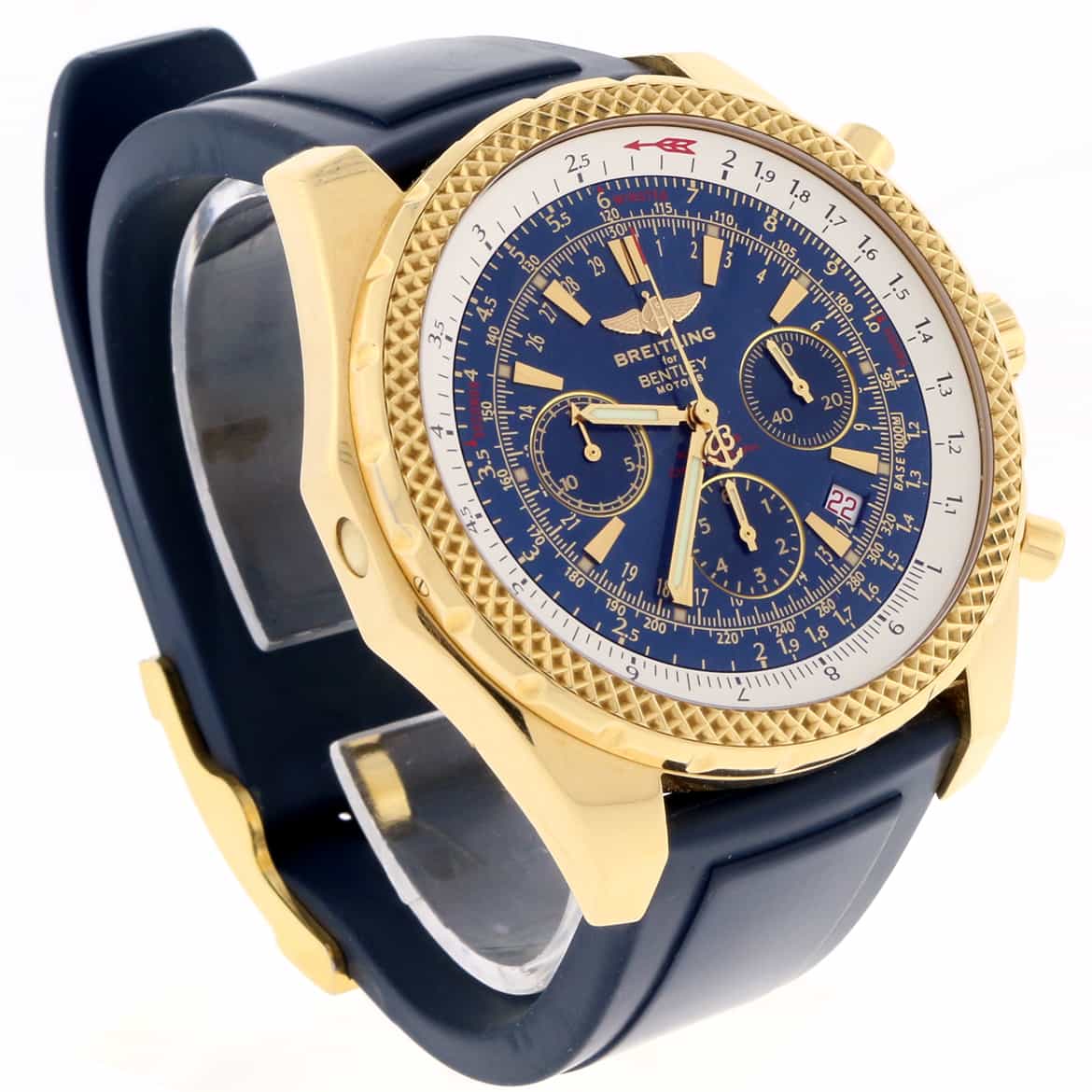 Breitling Bentley Motors Special Edition 18K Yellow Gold Chronograph 48MM Automatic Mens Watch K25362 - Image 5