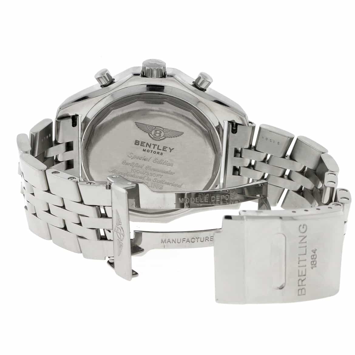 Breitling Bentley Motors Special Edition Original Green Dial Chronograph Automatic Mens Watch A25362 - Image 10