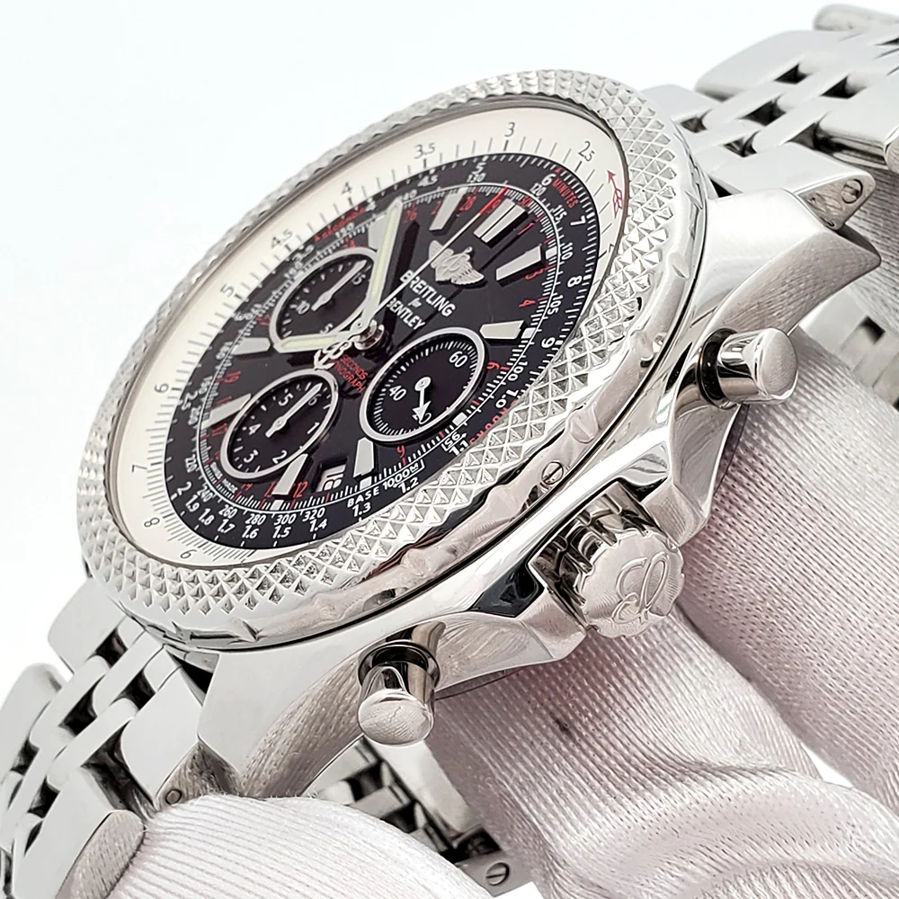 Breitling Bentley Motors Special Edition Steel Mens 49mm Watch A25364 - Image 3