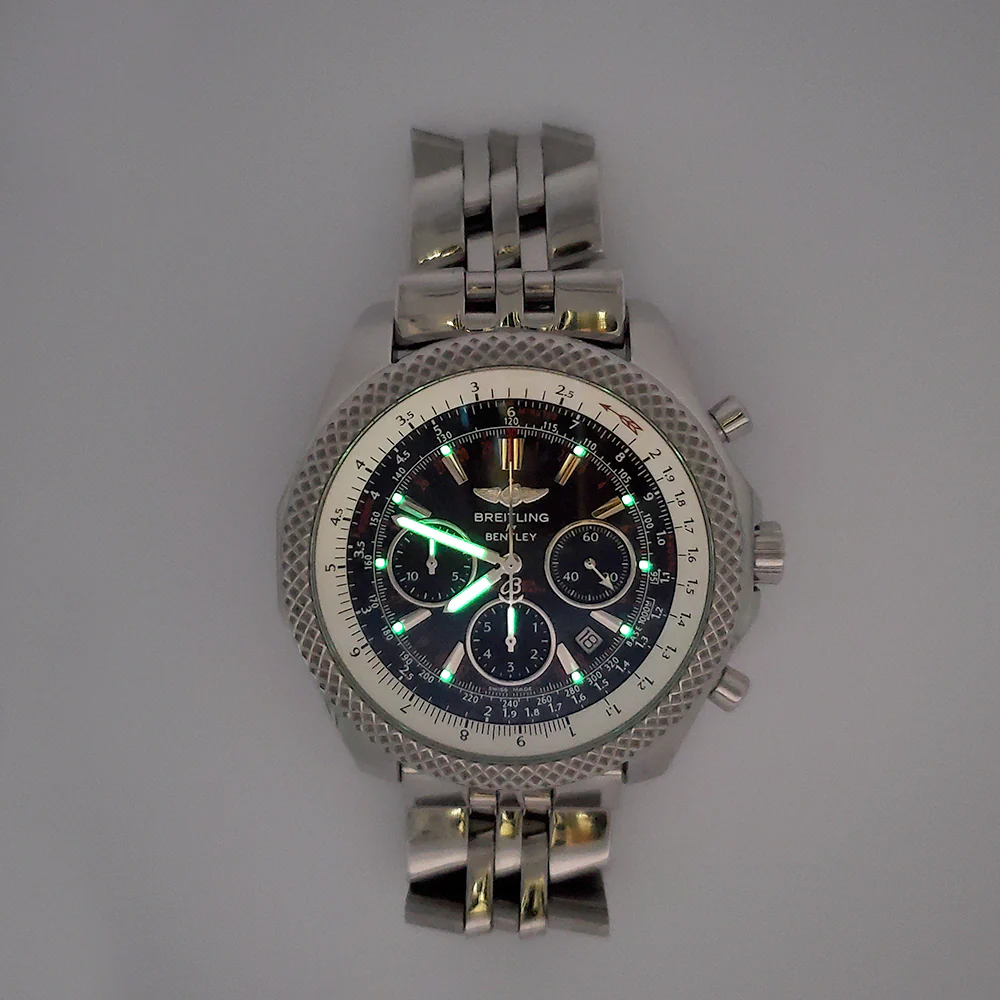 Breitling Bentley Motors Special Edition Steel Mens 49mm Watch A25364 - Image 8