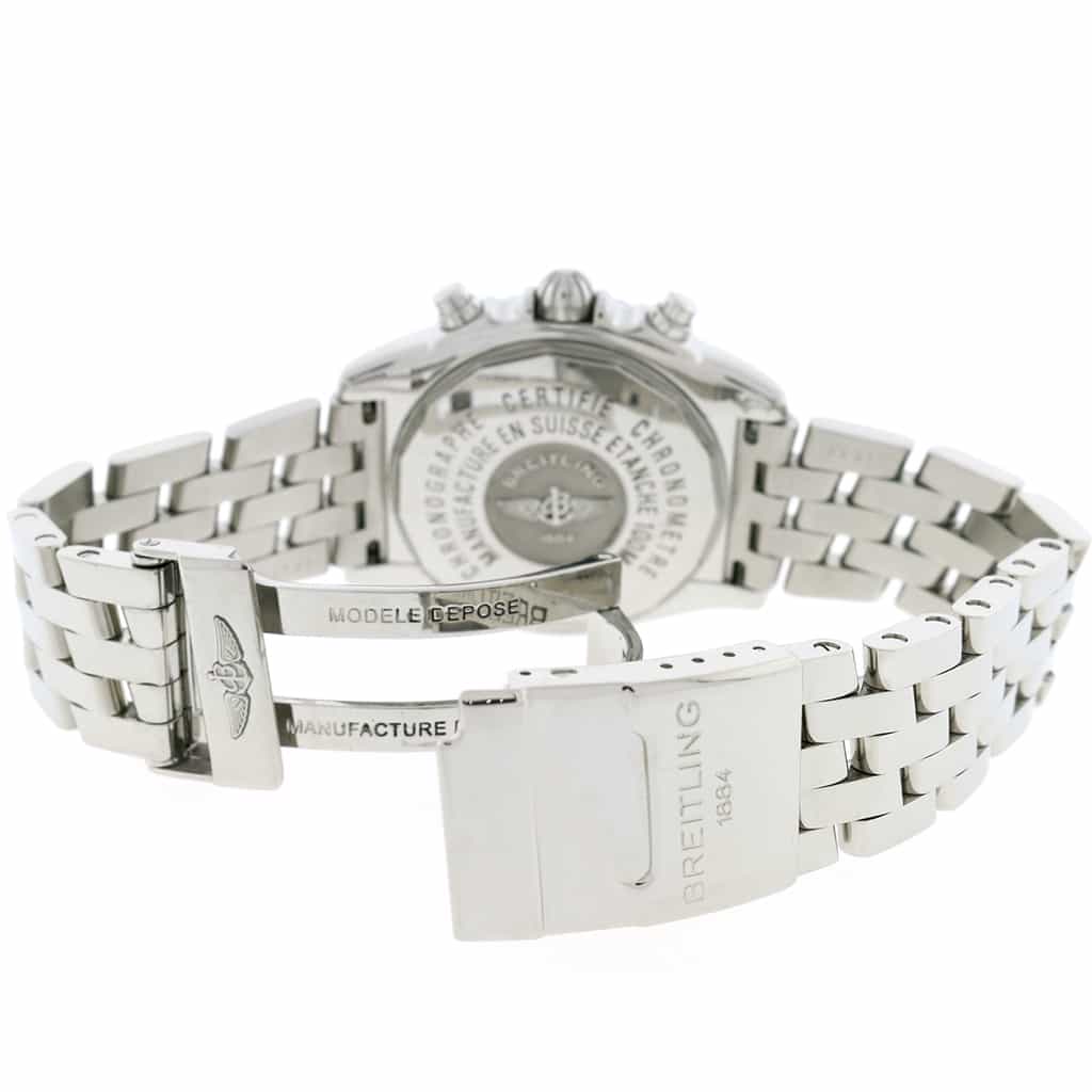 Breitling Chrono Galactic Original White Index Dial 39MM Automatic Stainless Steel Mens Watch A13358 - Image 8